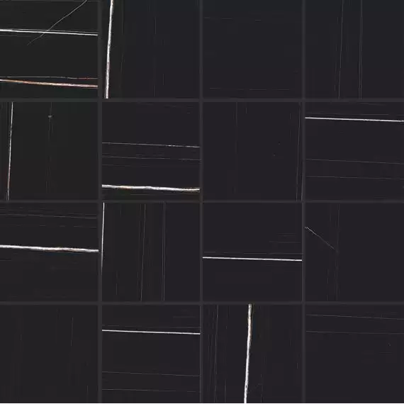 752808 Мозаика Stones 2.0 Sahara Noir Glossy Mosaico 6mm 7,5x7,5 30x30