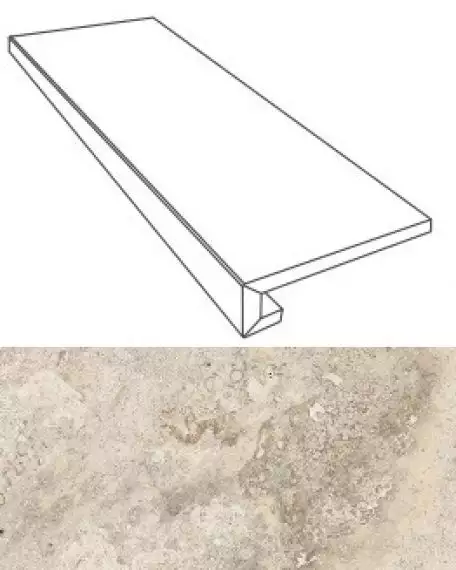 76080 Ступени GRADONE CREMA 32x80