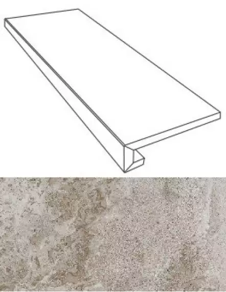 76082 Ступени GRADONE GRIGIO 32x80