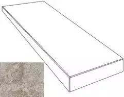 76092 Ступени GRADONE ANGOLARE DX GRIGIO 4x32x80