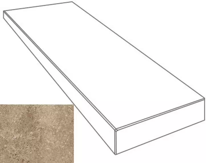 76103 Ступени GRADONE ANGOLARE SX NOCE 4x32x80