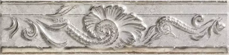 76132 FASCIA RILIEVO GRIGIO PLATINO 10x40