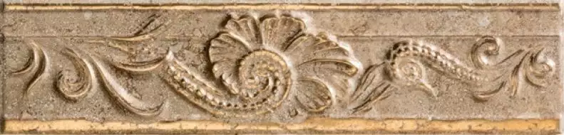 76133 FASCIA RILIEVO NOCE ORO 10x40