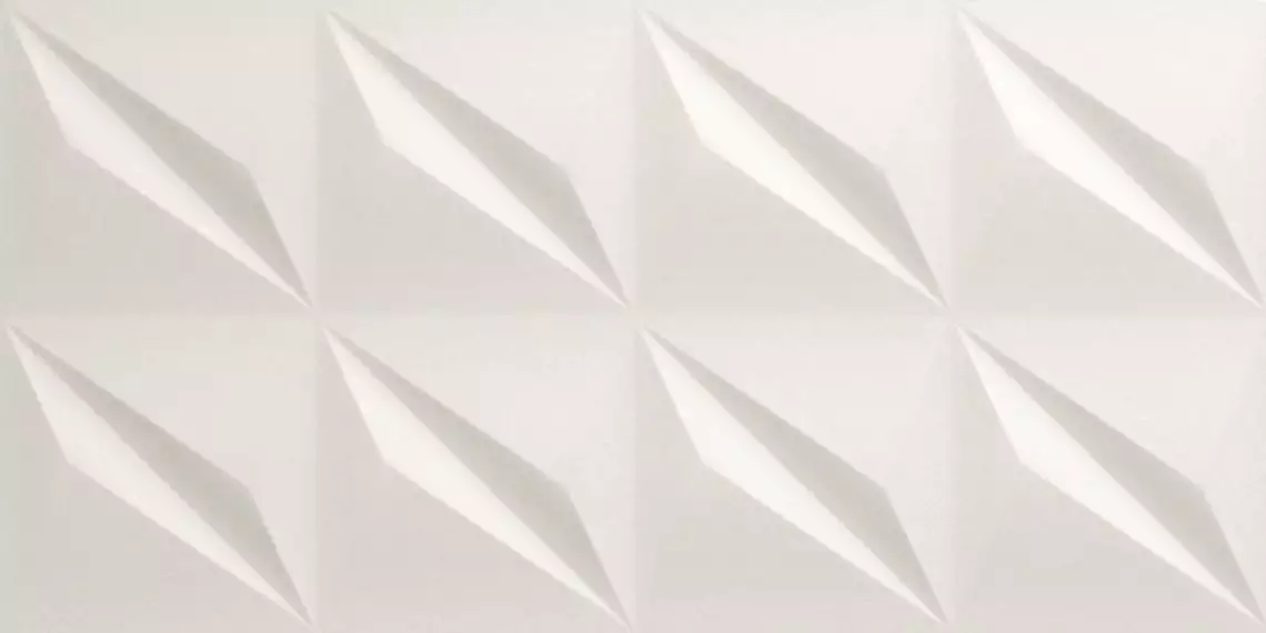 8DFW 3D Wall Flash White Matt 40x80