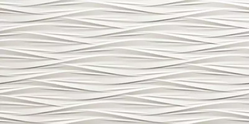 8DMW 3D Wall WIND WHITE MATT 40x80