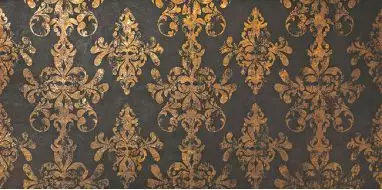 8EDK Ewall Moka Gold Damask 40x80