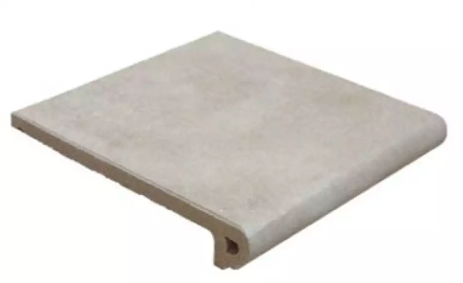 905085 Клинкерная плитка Capri Hueso Peldano Redondeado 33 32.5х33