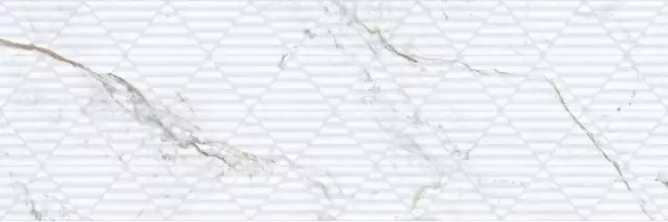 9547 Iguazu White Relieve 30x90