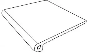 970450 Ступень фронтальная Petra Anti-Slip Gris 30x33