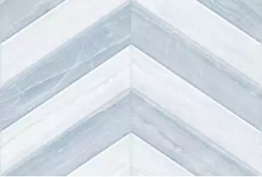 9AS0139 Плитка Ars Голубой Шеврон 40x27