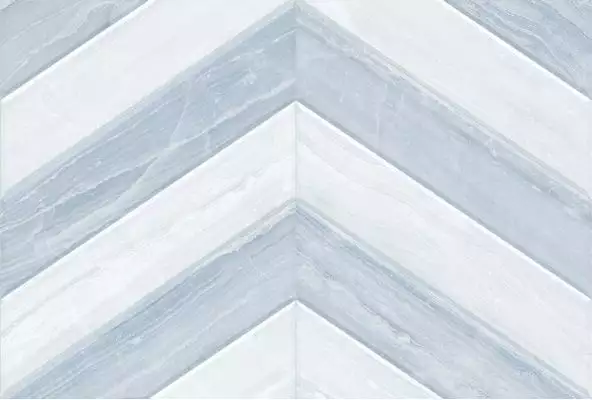 9AS0139 Плитка Ars Голубой Шеврон 40x27