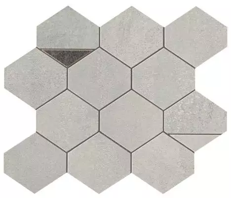 9BNA Blaze Aluminium Mosaico Nest 29.4x25.8