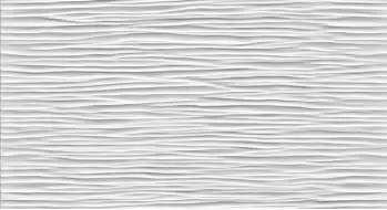 9D5W 3D Wall Wave White Matt 30.5x56