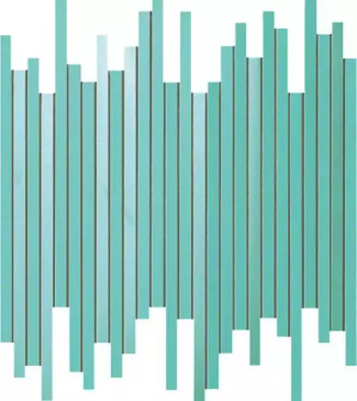 9DLT Мозаика Dwell Turquoise Mosaico L 30,5X26