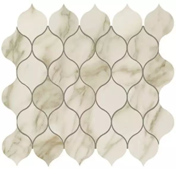 9EDC Marvel Royal Calacatta Drop Mosaic 27.2x29.7