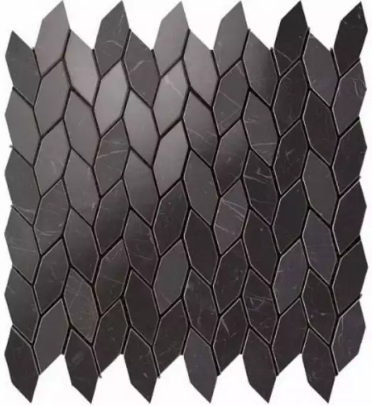 9STN Marvel Nero Marquina Twist 30.5x30.5