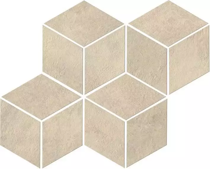 A00D Raw Sand Mosaico Esagono 30x35