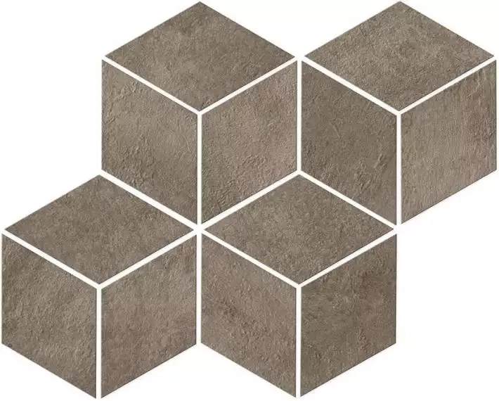 A00E Raw Mud Mosaico Esagono 30x35