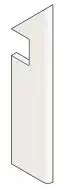 A0SJ Aix Blanc Battiscopa Sag.Dx. 7.2x30