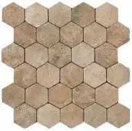 A0UB Aix Beige Honeycomb Tumbled 30x31