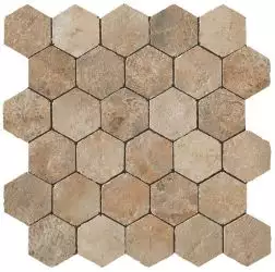 A0UB Aix Beige Honeycomb Tumbled 30x31