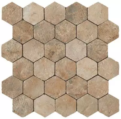 A0UB Aix Beige Honeycomb Tumbled 30x31