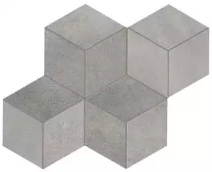 A0UL Blaze Aluminium Mosaico Esagono Lapp 30x35