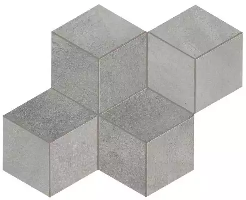 A0UL Blaze Aluminium Mosaico Esagono Lapp 30x35