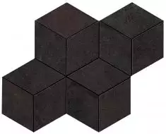 A0UN Blaze Iron Mosaico Esagono Lapp 30x35