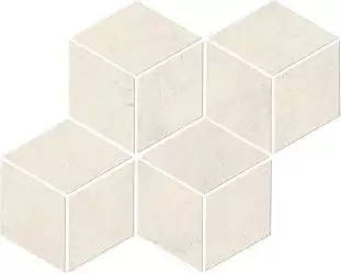 A0Z9 Raw White Mosaico Esagono 30x35