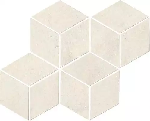 A0Z9 Raw White Mosaico Esagono 30x35
