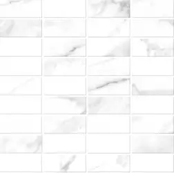 A16677 Мозаика White stream белый 30x30