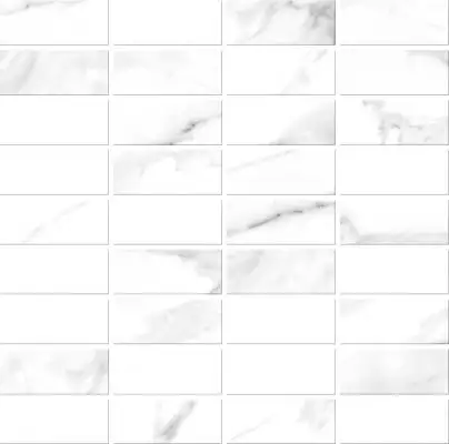 A16677 Мозаика White stream белый 30x30