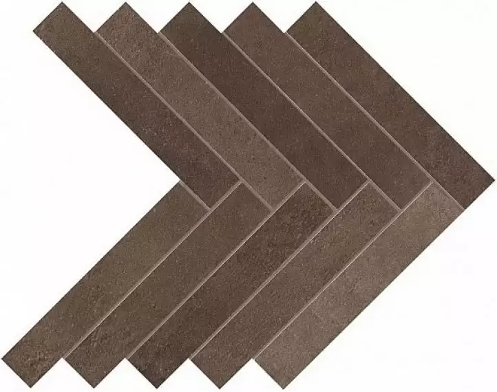 A1DE Dwell Brown Leather Herringbone 36.2x41.2