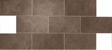 A1E6 Dwell Brown Leather Brick Lappato 21.7x43.6