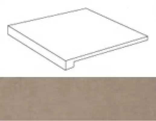 A1K5 Dwell Greige Scalino Angolare SX 33х33