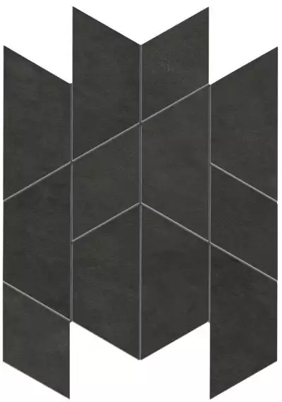 A412 Prism Graphite Mosaico Maze Silk 31x35,7