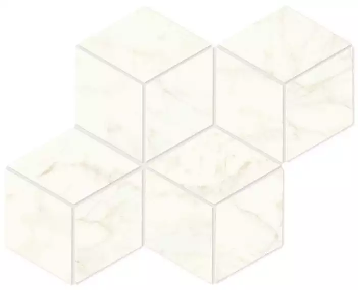 A417 Marvel Calacatta Delicato Mosaico Esagono Matt 30x35