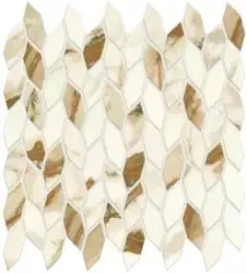 A4WN Marvel Calacatta Imperiale Mosaico Twist Shiny 30.5x30.5