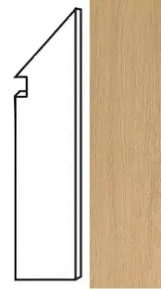 A8KW Nid Natural Battiscopa Sag.DX 7.2x30