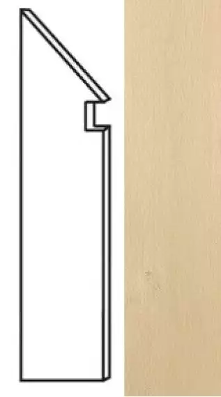 A8KZ Керамогранит Nid Light Battiscopa Sag.SX 7.2x30