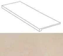 AALG Kone Beige Scalino 33x75