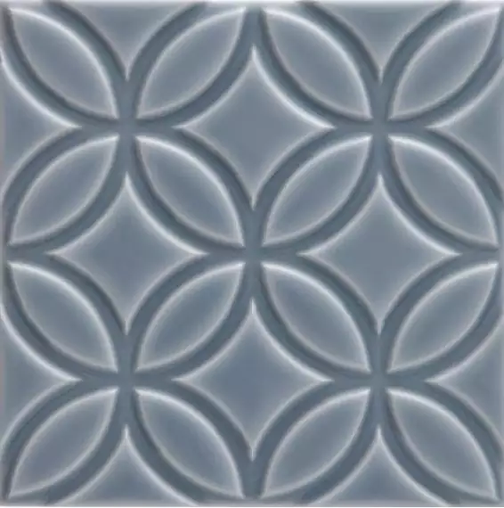 ADNE4143 Liso Botanical Storm Blue 15x15