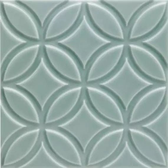 ADNE4147 Liso Botanical Sea Green 15x15
