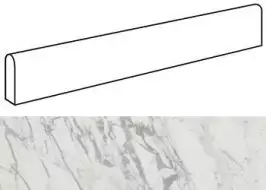 ADV3 Marvel Statuario Select Battiscopa Matt 7.2x60