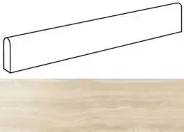 ADWA Marvel Travertino Alabastrino Battiscopa Lappato 7.2x60