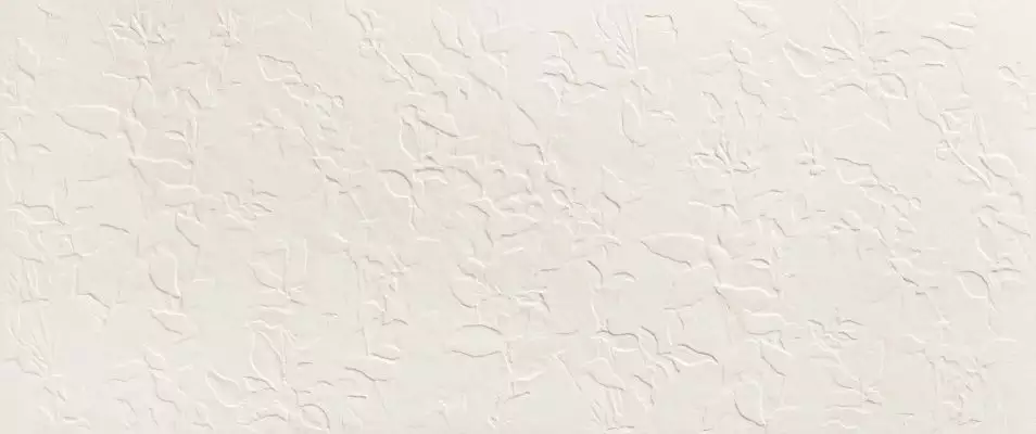 AHQW 3D Wall Plaster Jasmine White 50x120