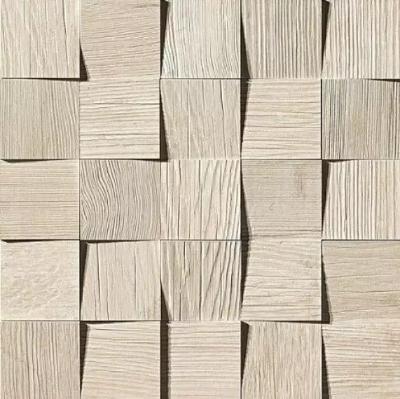 AMV7 Axi White Pine Mosaico 3D 35x35