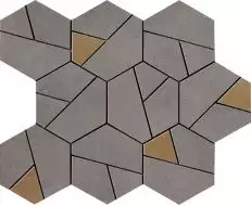 AN68 Boost Smoke Mosaico Hex Yellow 25x28.5