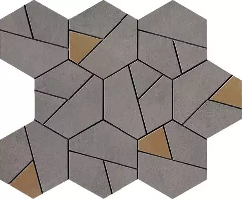 AN68 Boost Smoke Mosaico Hex Yellow 25x28.5